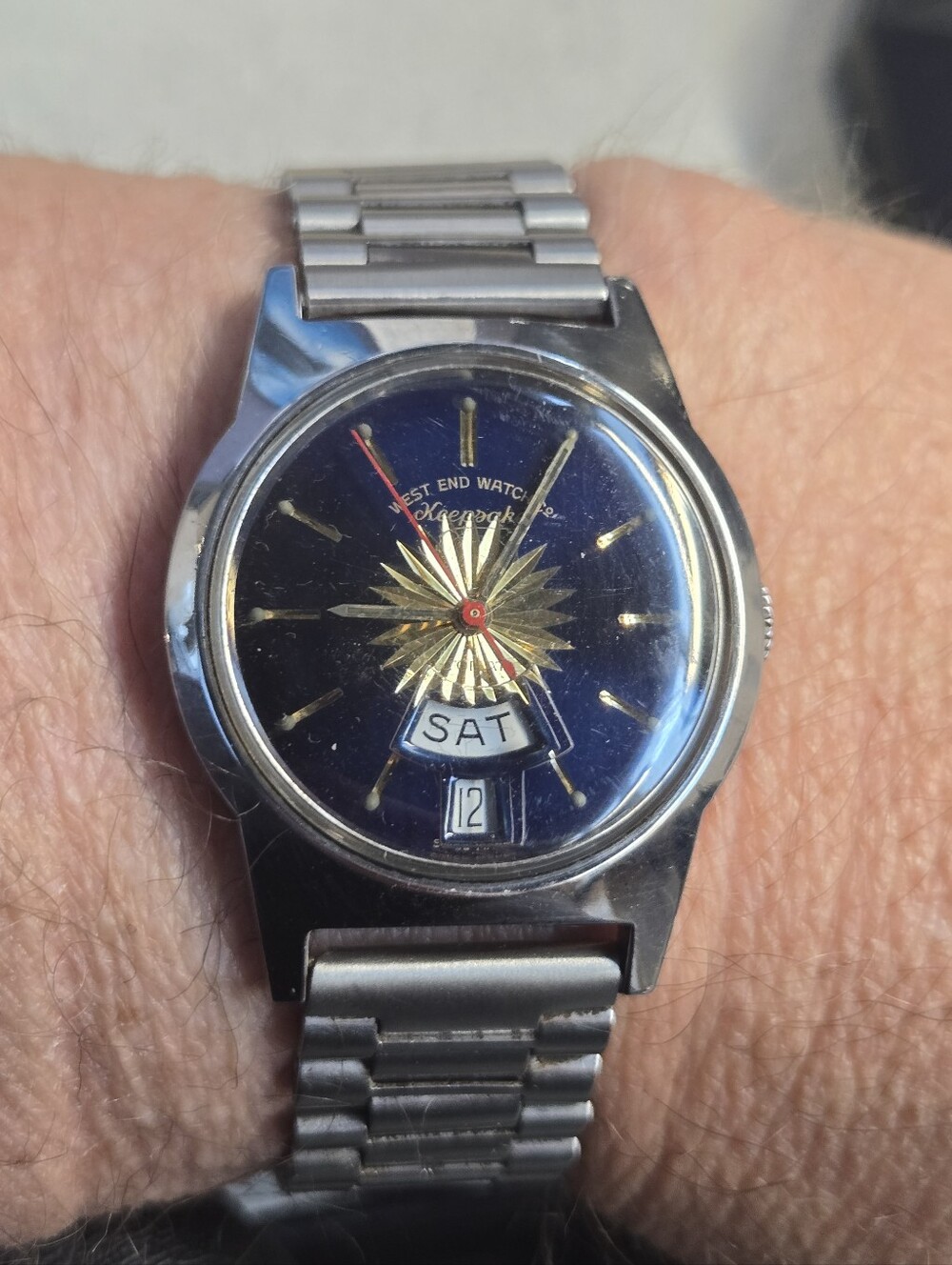 Vintage West End Watch Co Keepsake mechanical Watch